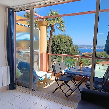 Magnifique Vue Mer Et Piscine - Les Cles De L Esterel Théoule-sur-Mer Exteriör bild