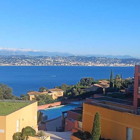 Magnifique Vue Mer Et Piscine - Les Cles De L Esterel Théoule-sur-Mer Exteriör bild