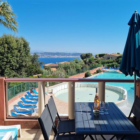 Magnifique Vue Mer Et Piscine - Les Cles De L Esterel Théoule-sur-Mer Exteriör bild